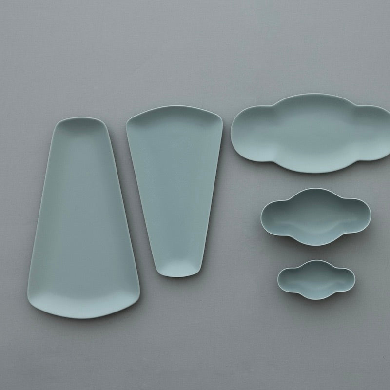 Plate - cone - blue/gray L